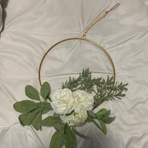 Gold and Floral wall decor